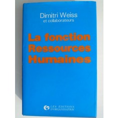 La fonction Ressources Humaines - Dimitri Weiss