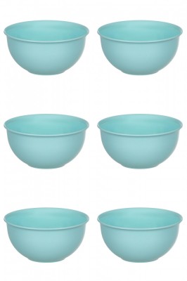 Set boluri, 6 piese, 500 ml, Plastic, Verde Menta foto