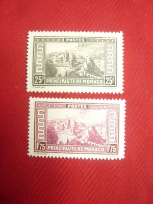 2 Valori din seria Uzuale 1933 si 1937: 25C si 1,75C -Monaco foto