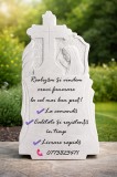 Cruce funerară din beton rezistent &ndash; preț avantajos | Execuție rapidă