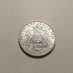 Germania 3 Marci Mark 1913 F Wuerttemberg Piesa Frumoasa