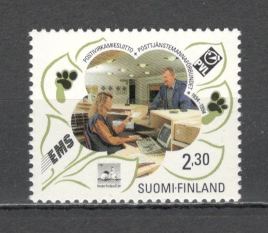 Finlanda.1994 100 ani Sindicatul postasilor DF.156