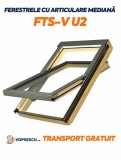 Fereastra cu articulare mediana cu geam dublucameral, Fakro, Model FTS-V U2