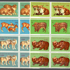 Romania.1972 Pui de animale bloc 4 ZR.442