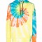 Hanorac barbati cu gluga slim fit, MBrands, Multicolor, decolorat manual, bumbac XL