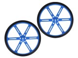 Ax Albastru cu Crestătură D și &Icirc;mpingere &Oslash; 90mm, Diametru 3mm