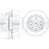 DELPHI BG3875C Disc frana