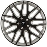 Set 4 Capace Roti 17 inchi (R17) Dakar Negru-Gri, Compatibile Cu Toyota