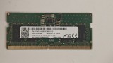 Memorie ram Laptop Micron 8GB, DDR5, 1Rx16, 5600Mhz, MTC4C10163S1SC56BD1, PC5-5600B, CL46, 1.1V, Non-ECC, sodimm, 262 pini, bulk