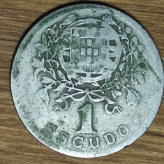 Portugalia - moneda de colectie - 1 escudo 1929 - Liberty - rara !