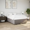 VidaXL Cadru de pat fără saltea, gri taupe, 160x200 cm, textil 3284489