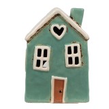 Cumpara ieftin Candela Casuta ceramica multicolora 13x9x18 cm