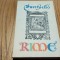 DOMENICO DI GIOVANNI zis Burchiello Florentinul - RIME - Tudor George (traducere) - Editura Univers, 1991, 478 p.