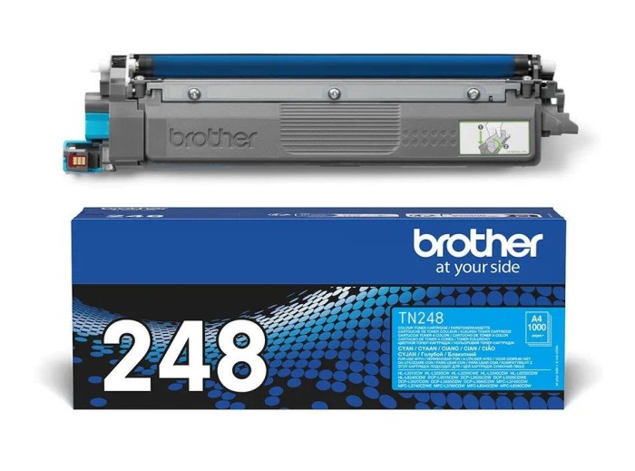 Cartus original Brother TN248C TN-248C Cyan 1K