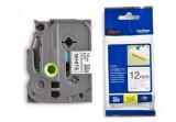 Banda Laminata Adeziva Originala Brother Black on White, TZES231, 12mm, pentru H105/PT-E110/D400/D450/D600/E300/E550/H110/H500/P750/PT-D210/PT-D210,&quot;T