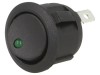 Comutator Rocker ON-OFF 20A/14VDC cu LED Negru
