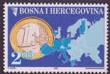 BOSNIA 2002 NUMISMATICA MONEDE, Nestampilat