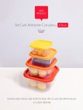 SET 4 CUTII ALIMENTE MARI STERK CURCUBEU CU CAPAC