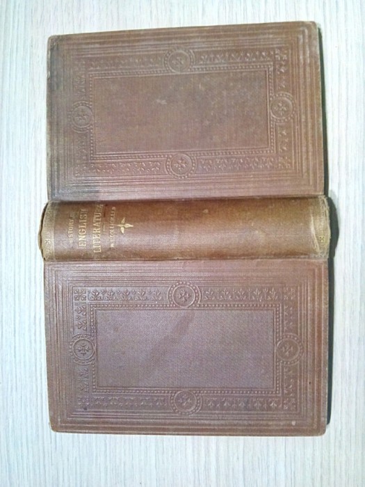 A HISTORY OF ENGLISH LITERATURE - in a series of Biographical Sketches - William Francis Collier - T. Nelson and Sons, 1900, 582 p.; lb. engleza