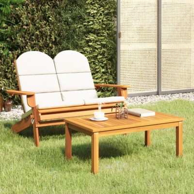 Set mobilier de grădină Adirondack, 2 piese, lemn masiv acacia foto