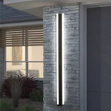 Aplica de perete, design modern, LED SMD, 45W, 2250lm, lumina neutra, 150 cm, negru, masterLED