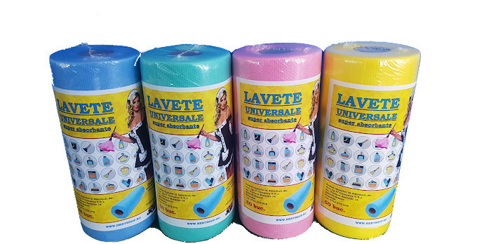 Lavete universale superabsorbante Hygiena, 55 buc rola