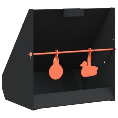 vidaXL Cutie pentru gloanțe Negru 31 x 23 x 31.5 cm Oțel