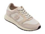 Cumpara ieftin Pantofi sport BOSS albi, 4612, din material textil si piele naturala