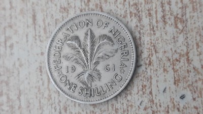 Nigeria - one shilling 1961. foto