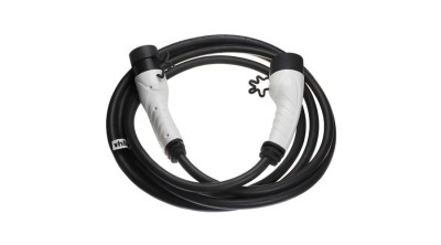 Cablu de &amp;icirc;ncărcare VHBW pentru autovehicul electric, hibrid plug-in - Cablu tip 2 la tip 2, trifazat, 32 A, 22 kW, 5 m foto