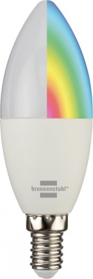 Bec LED RGB Smart Brennenstuhl E14, Control din aplicatie foto
