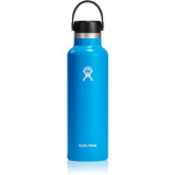 Hydro Flask Standard Mouth Flex Cap sticlă termos culoare Blue 621 ml