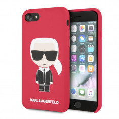 Husa Fashion iPhone 7/8/SE 2 Rosu Ikonik Karl Lagerfeld foto