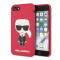 Husa Fashion iPhone 7/8/SE 2 Rosu Ikonik Karl Lagerfeld