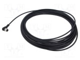 Cablu M12 4 PIN Unghi 10m 250VAC 4A BINDER