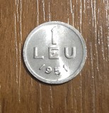 1 leu 1951, RPR / Rom&acirc;nia, aluminiu