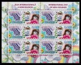 ✅RO 2009 LP 1847a &quot;Ziua Inter. a Nonviolentei&quot; , minicoala de 6 marci , MNH, Nestampilat