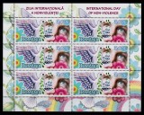 RO 2009 LP 1847a &quot;Ziua Inter. a Nonviolentei&quot; , minicoala de 6 marci , MNH