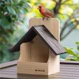 Cuib pentru pasari Navaris, rezistent la intemperii, 23.5x15x12 cm, lemn, NAV000013WK002C