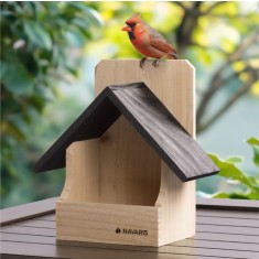 Cuib pentru pasari Navaris, rezistent la intemperii, 23.5x15x12 cm, lemn, NAV000013WK002C