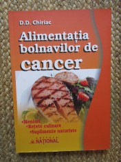 Alimentatia bolnavilor de cancer D. D. Chiriac