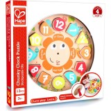 Cumpara ieftin Ceas din lemn Hape - Chunky Clock