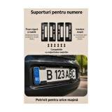 Suport numar auto extra slim fata spate universal rezistent UV Cod: ART-13014
