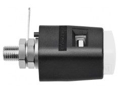Clemă de laborator albă 70VDC 16A nichel -25&divide;90&deg;C