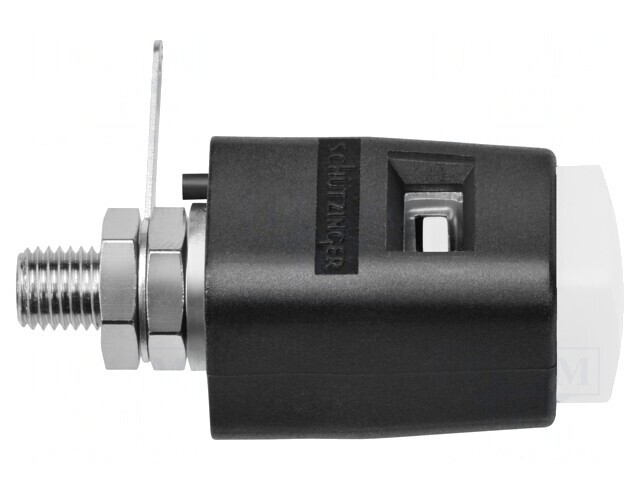 Clemă de laborator albă 70VDC 16A nichel -25&divide;90&deg;C