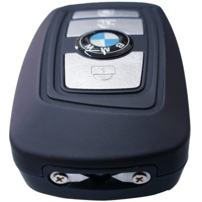 Mini electrosoc tip cheie masina BMW cu Lanterna si sirena TW-1801 foto