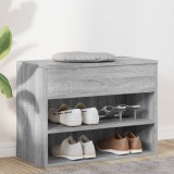Bancă pentru pantofi stejar sonoma 60x30x45 cm lemn prelucrat