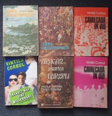 Lot 4 titluri Vintila Corbul: Caderea Constantinopolelui, Cavalcada, Uragan