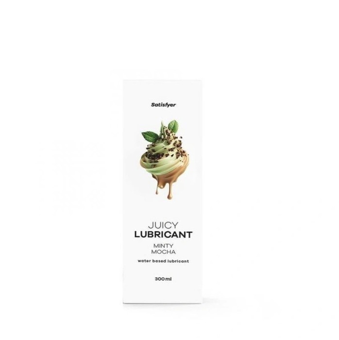 Lubrifiant pe Baza de Apa Juicy Lubricant-Minty Mocha, 300 ml