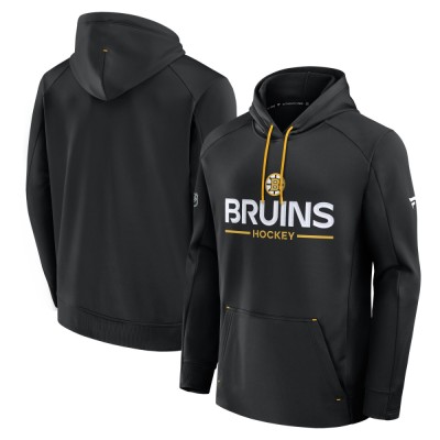 Boston Bruins hanorac de bărbați cu glugă Authentic Pro Rink Poly Fleece POH - XL foto